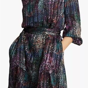 Reiss Multicolor Long Sleeve Dress